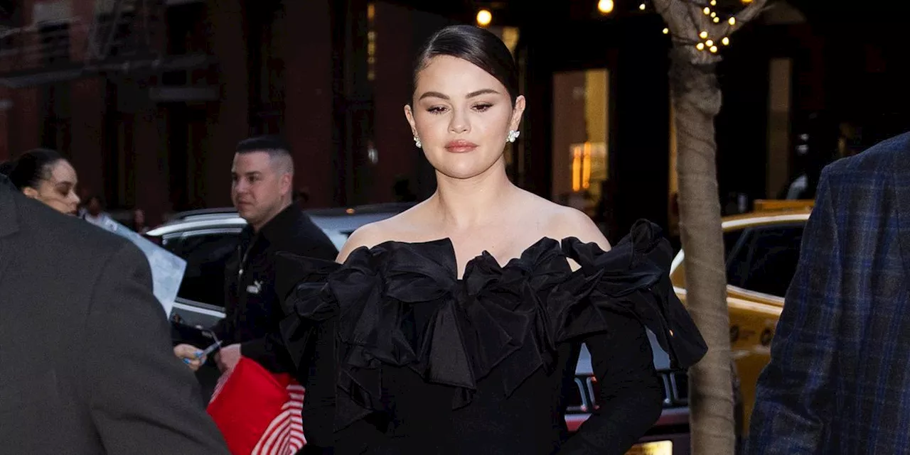 Selena Gomez Is the Queen of Coquette Dressing in an LBD Full of Bows