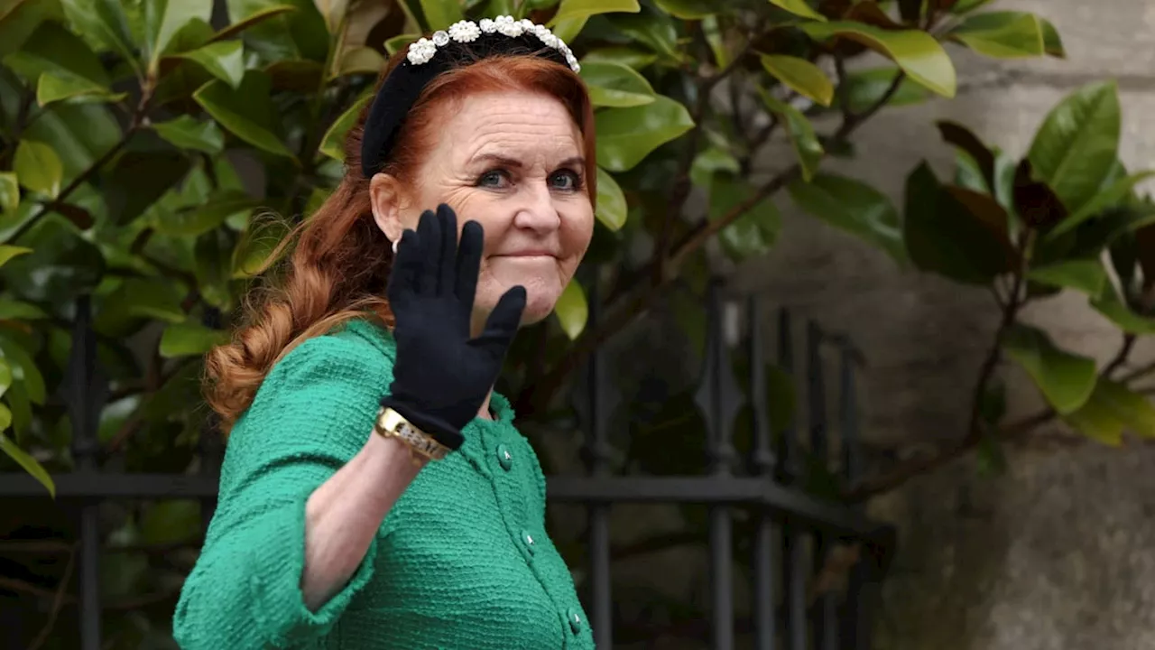 Sarah Ferguson repeats ultra-chic Dolce & Gabbana coat for Easter Sunday service