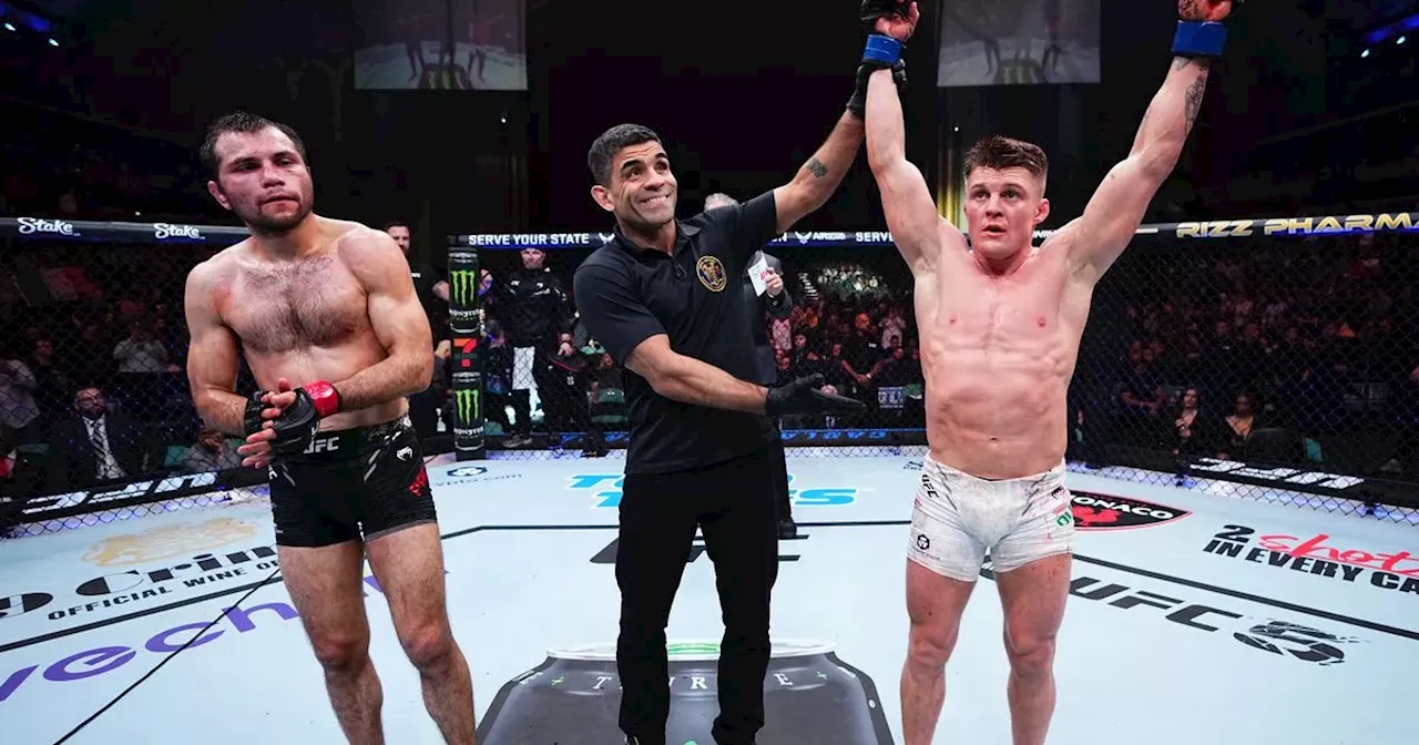 Caolan Loughran picks up first UFC win on mixed night for the Irish