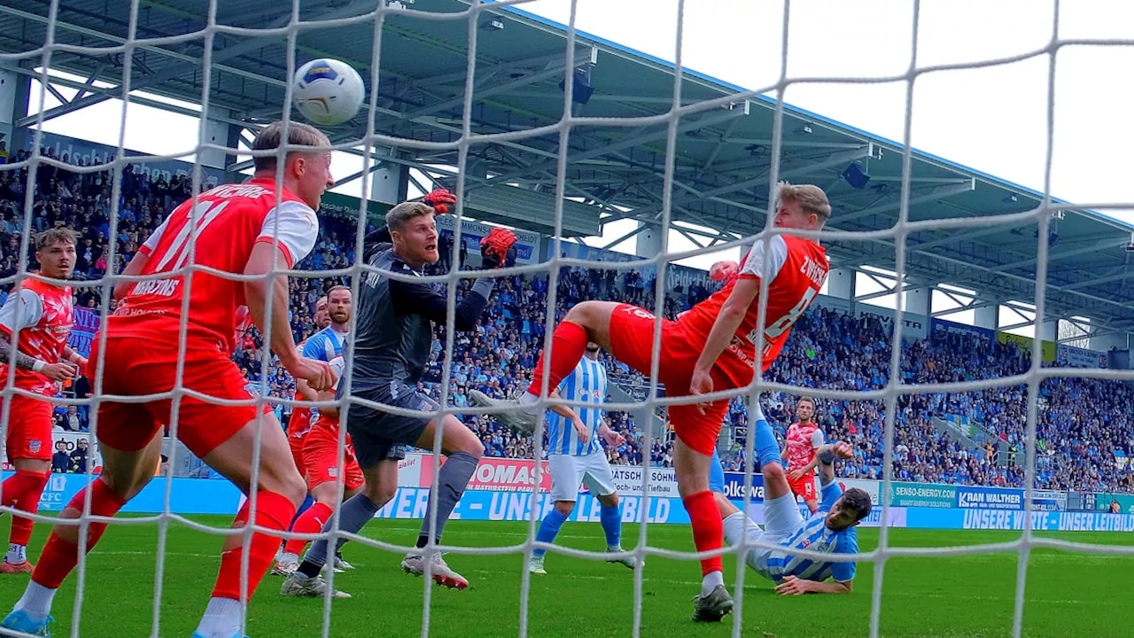 Bozic-Doppelpack inklusive Fallrückzieher: Chemnitz gewinnt Derby gegen Zwickau