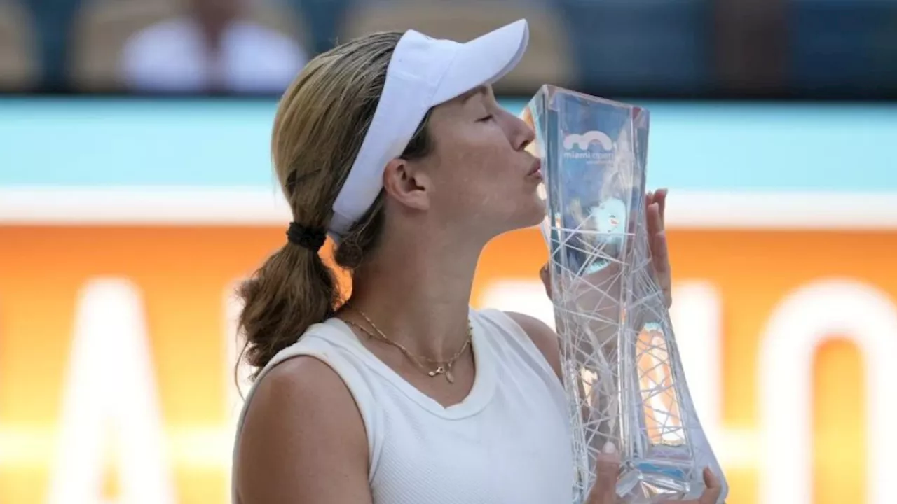  Danielle Collins gana el Masters 1000 luego de unos meses de anunciar su retiro