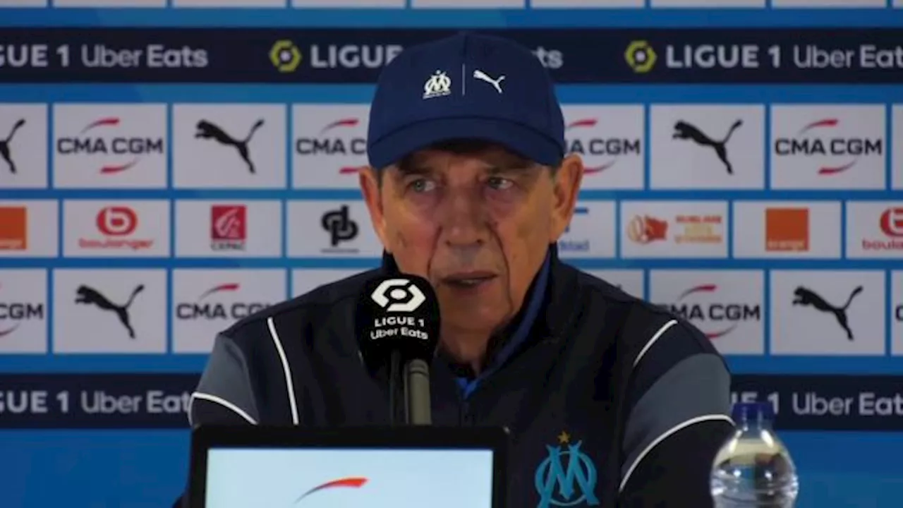 Jean-Louis Gasset (OM) après la défaite face au PSG : « Beaucoup de frustration »