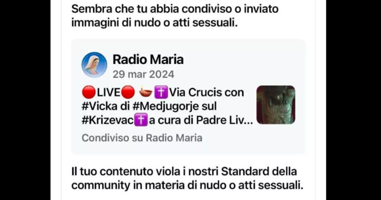 Radio Maria, post censurato: &#034;Immagini di nudo&#034;, la terribile gaffe