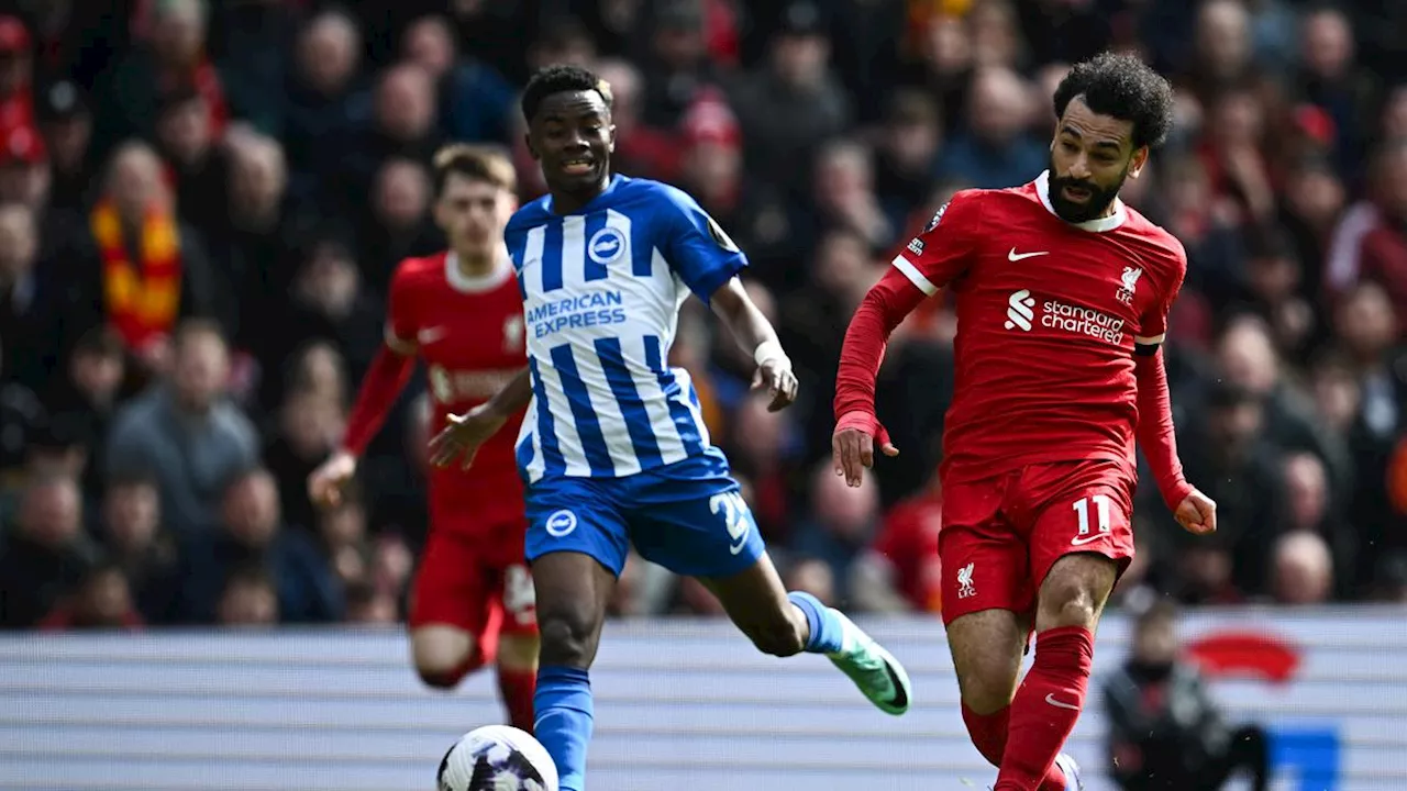 Hasil Liga Inggris Liverpool vs Brighton: Bangkit dari Ketertinggalan, The Reds ke Puncak Klasemen Sementara