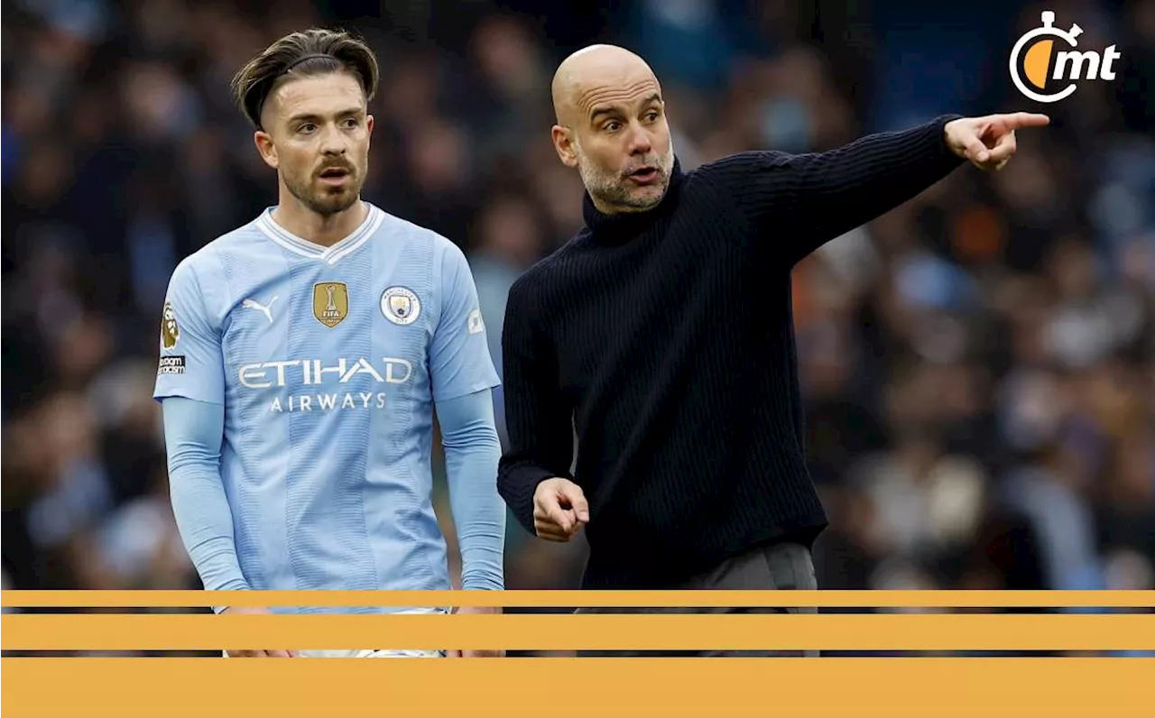 Pep Guardiola estalló contra Jack Grealish tras el duelo ante el Arsenal