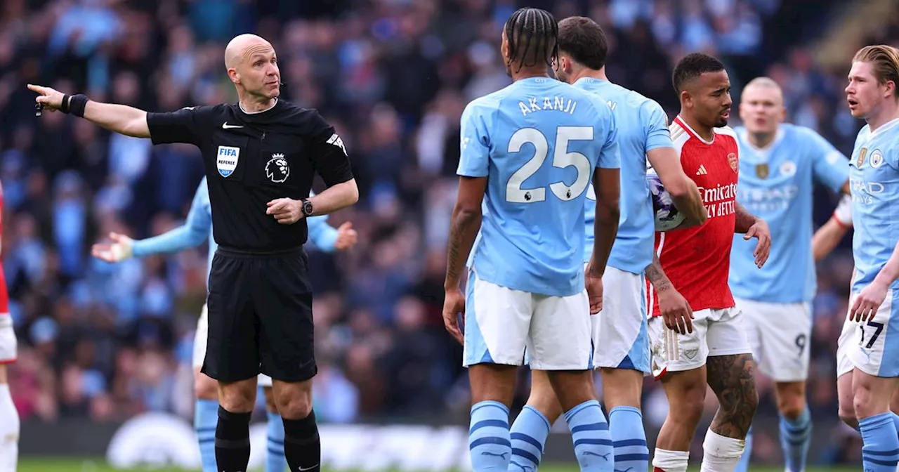  Guardiola gives Arsenal referee view after Man City frustration