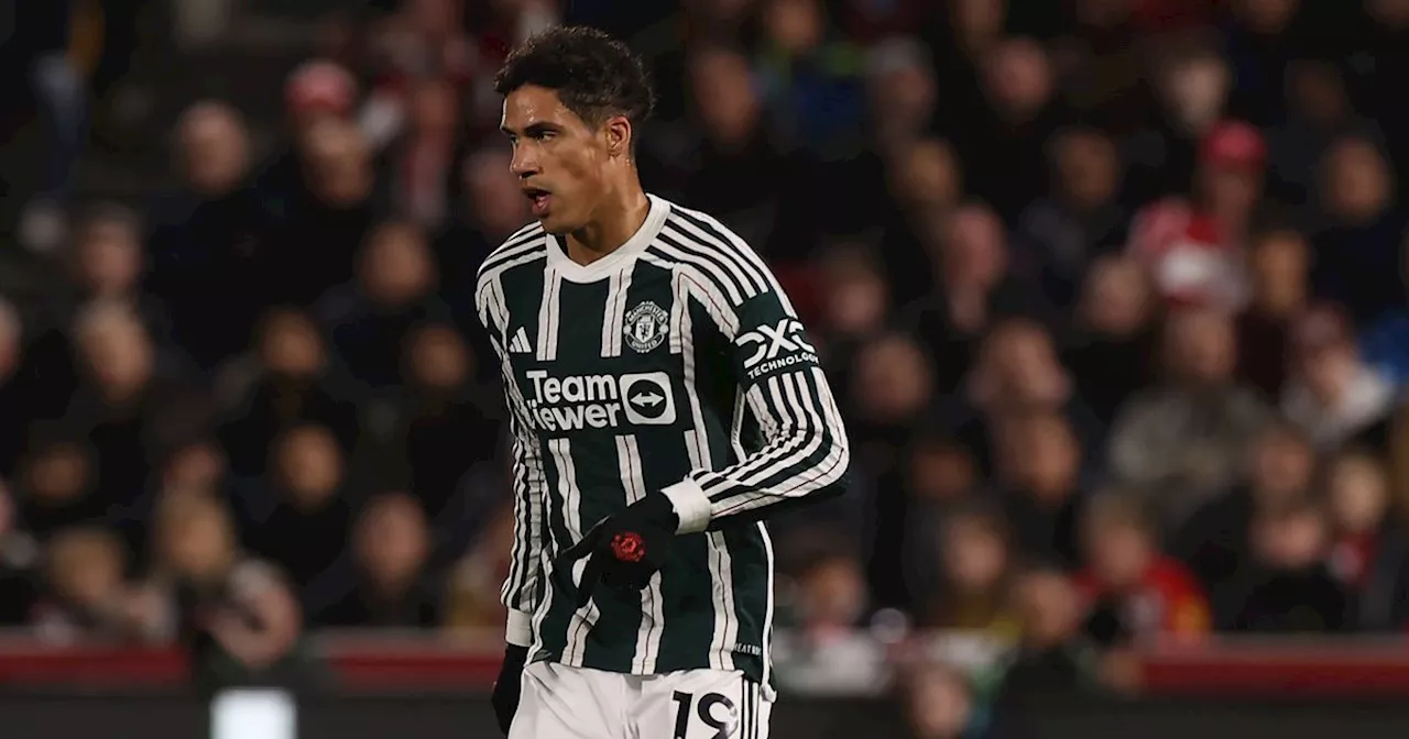 Varane gives three-word update about injury sustained in Brentford vs Man United