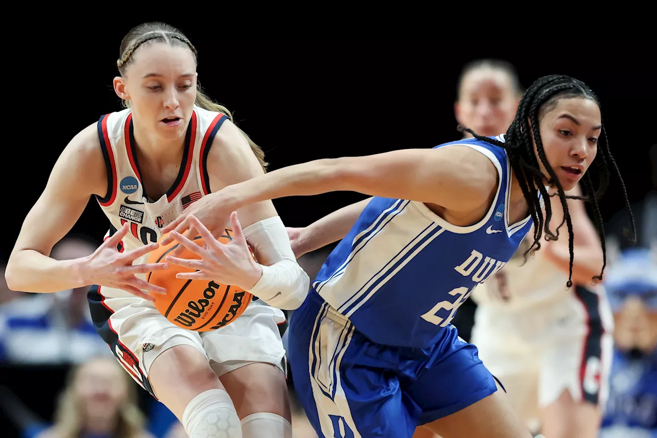 Paige Bueckers leads UConn women into 28th Elite Eight as Huskies hold off Duke 53-45