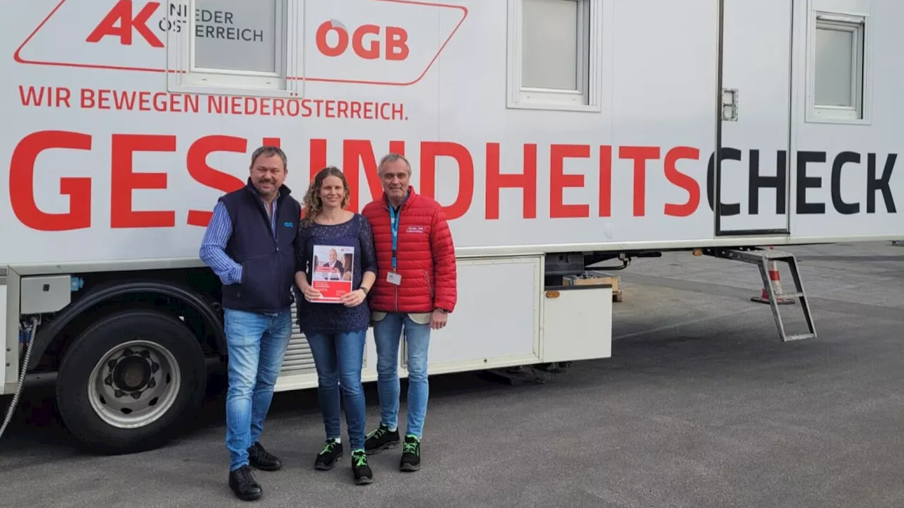 Gesundheits-Truck stoppte bei Gebauer & Griller