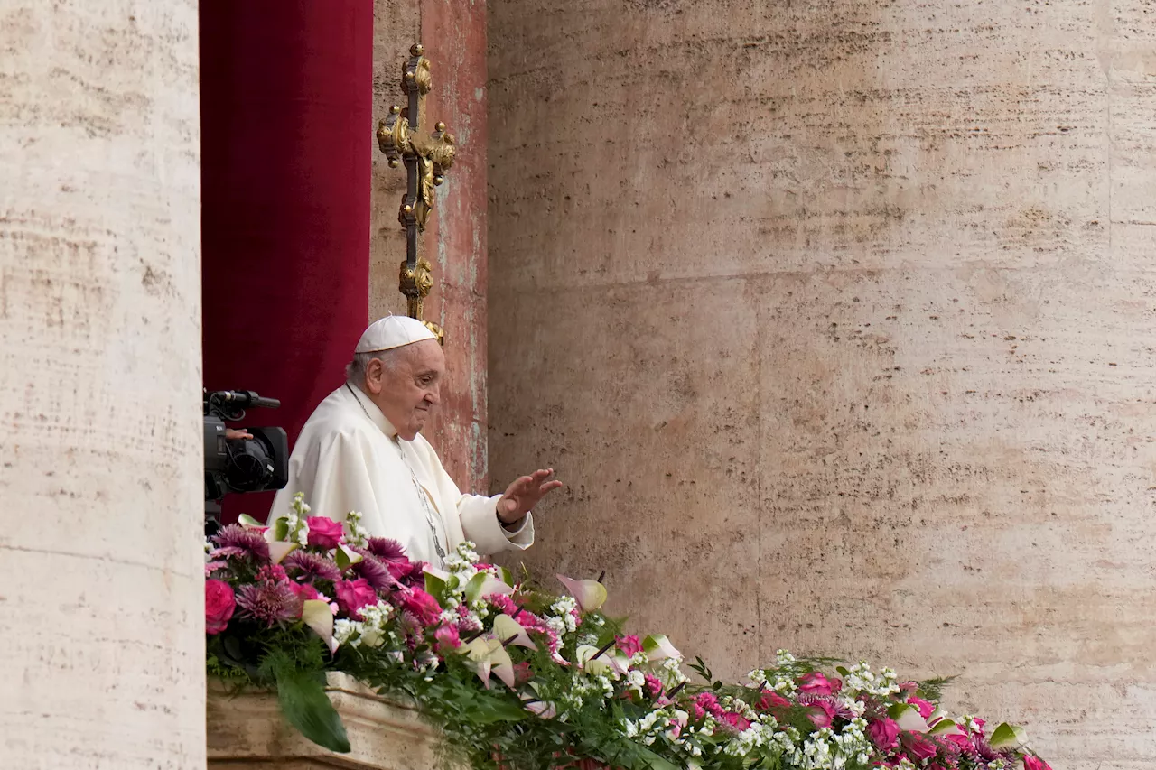 Pope overcomes health concerns and presides over blustery Easter Sunday Mass