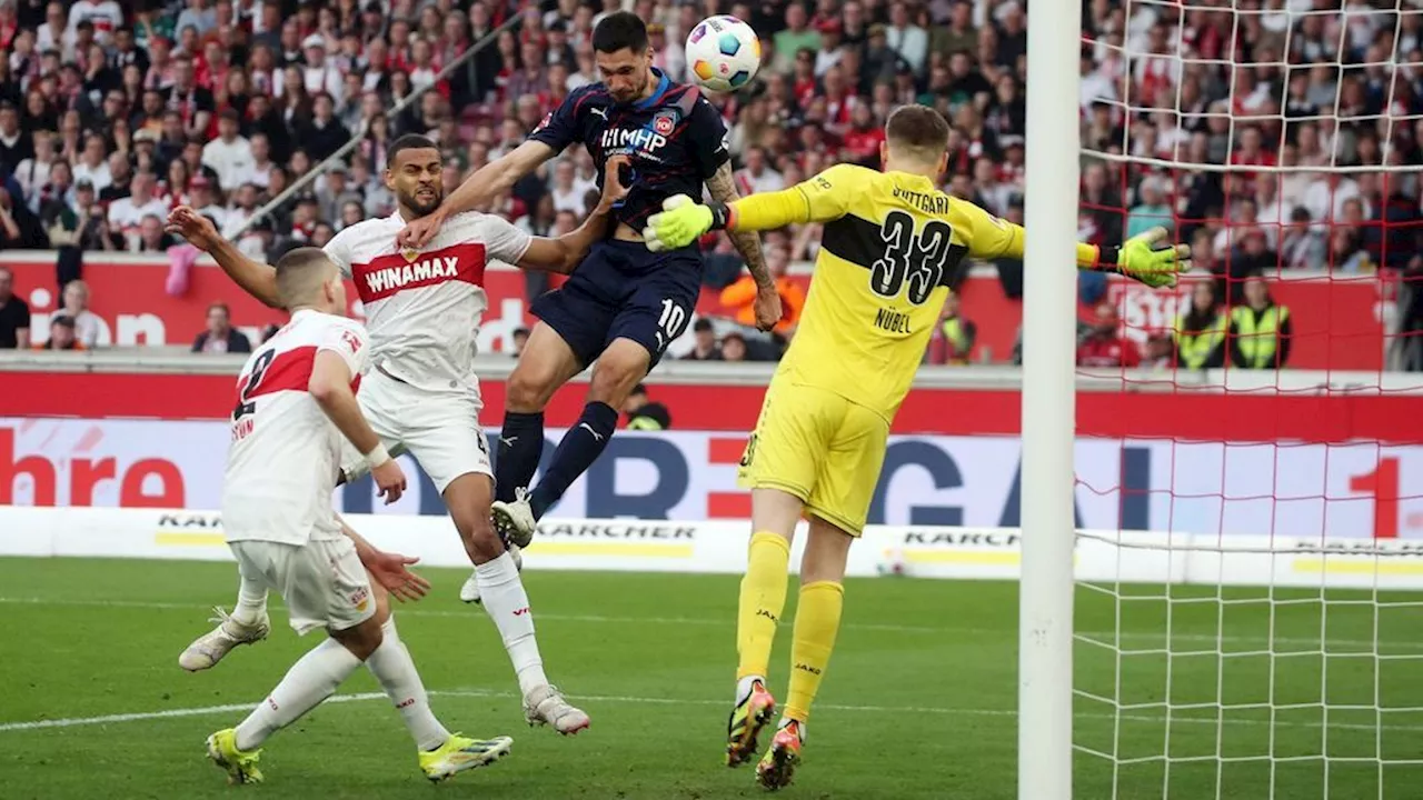 VfB Stuttgart patzt gegen Heidenheim - Bochum verspielt Führung gegen Darmstadt