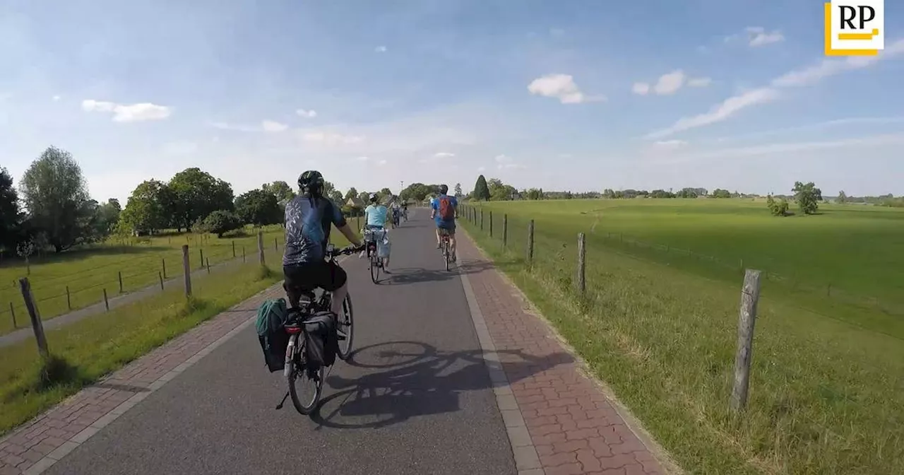 Video: Urlaub in NRW: Mit dem Fahrrad entlang am Rhein von Wesel über Xanten nach Rees