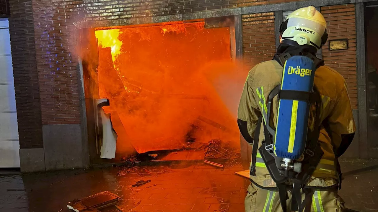 Anderlecht : une explosion suivie d'un incendie dans un garage