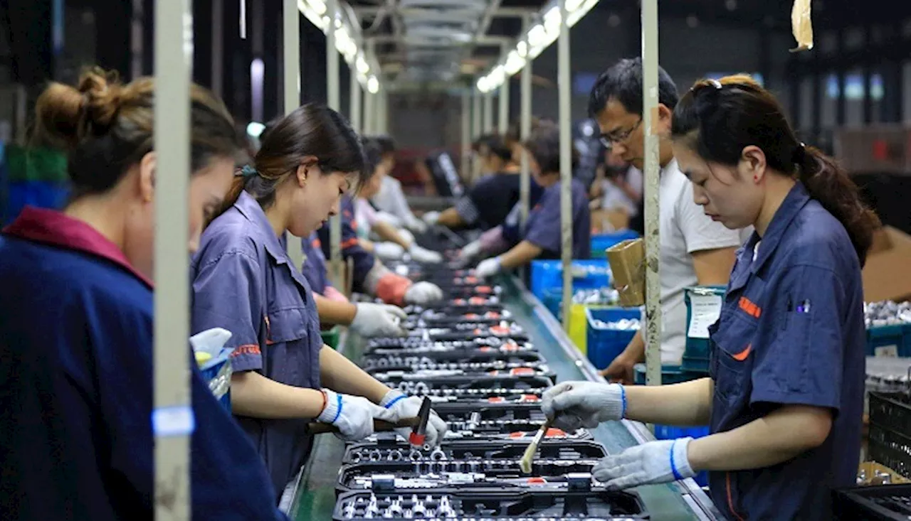 China's March factory activity expands for first time in six months - SABC News