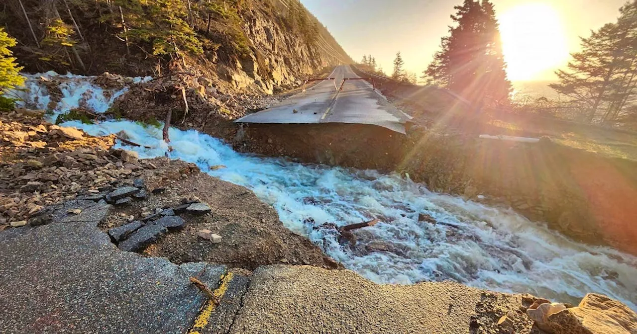 Cleanup, repairs continue after heavy rain causes major washouts on N.L.'s west coast