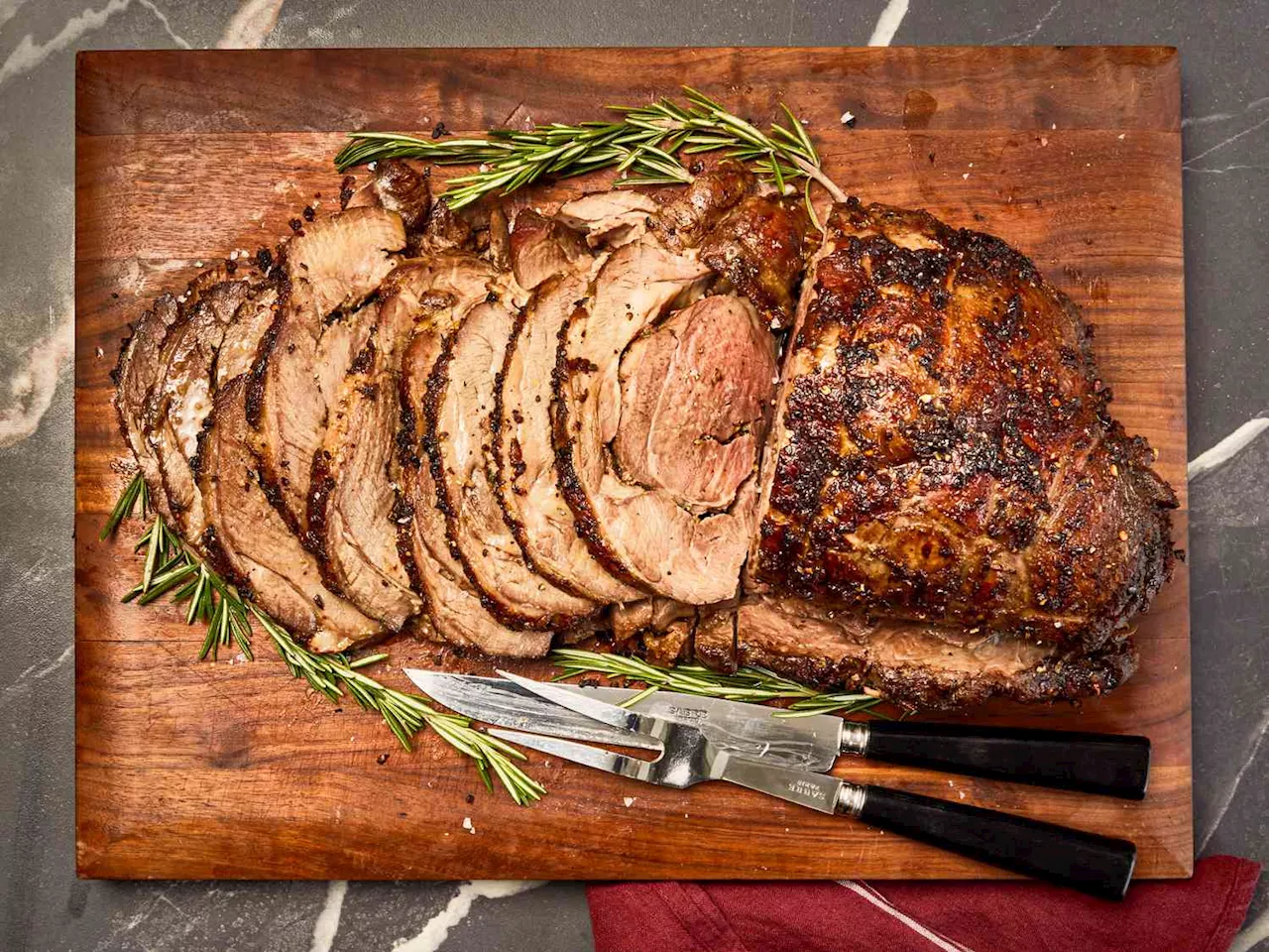 Slow-Roasted Boneless Leg of Lamb