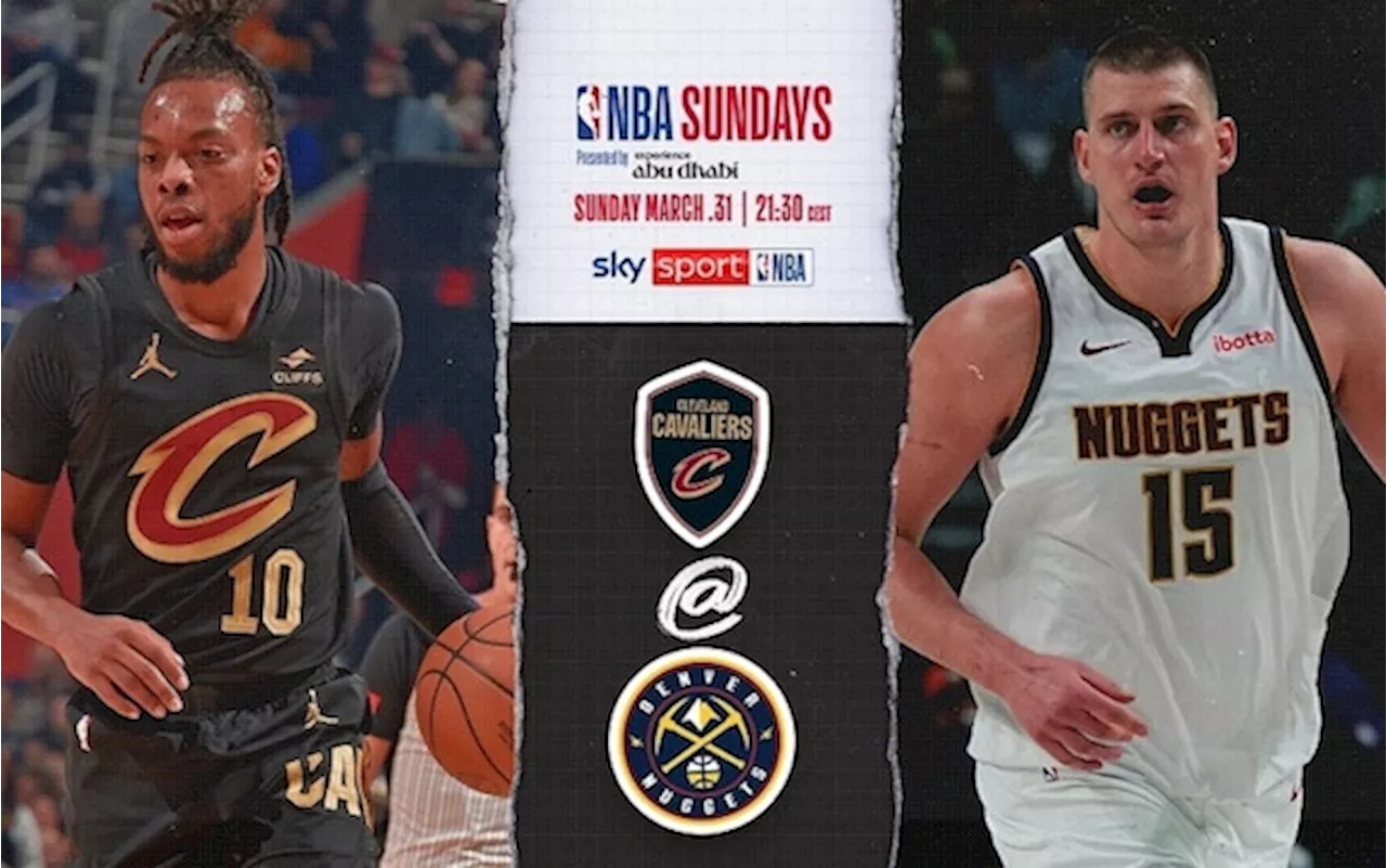 NBA, Jokic sfida Mitchell: Denver-Cleveland alle 21.30 su Sky Sport