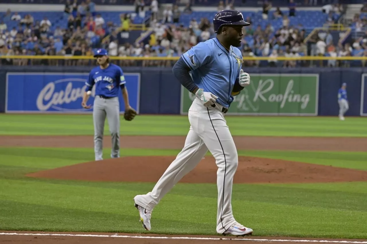 Turner homers and drives in 4 runs as Blue Jays gained split of 4-game series by beating Rays 9-2