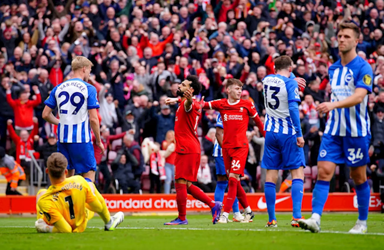 Liverpool come from behind to secure vital win against Brighton