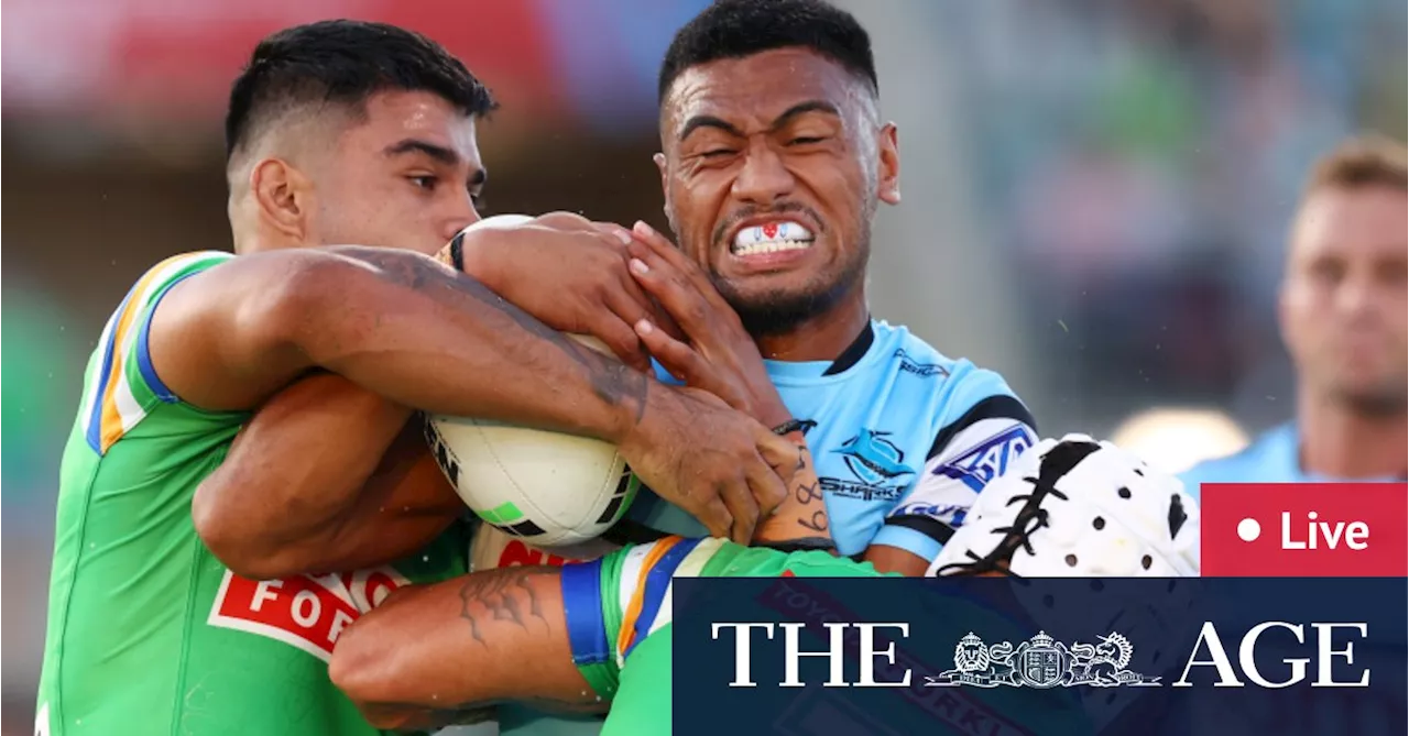 NRL round 4 LIVE: Cronulla Sharks v Canberra Raiders at PointsBet Stadium