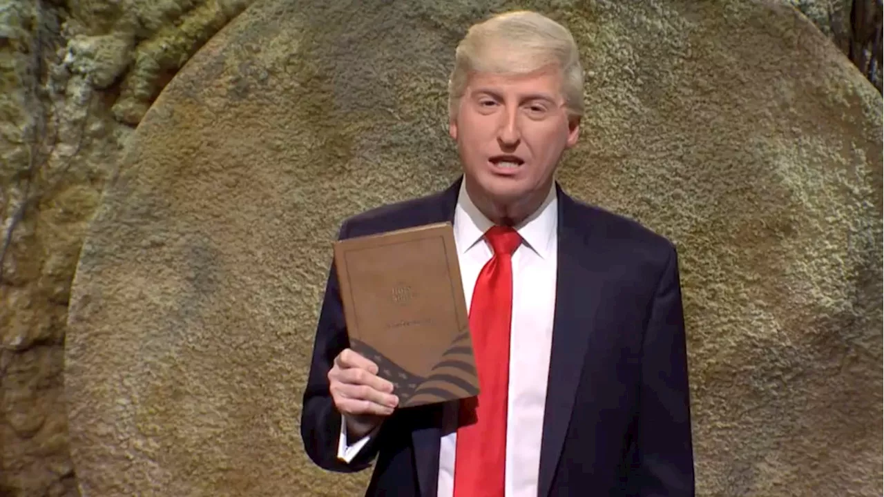 ‘Saturday Night Live’ Skewers Donald Trump’s New Bible Grift