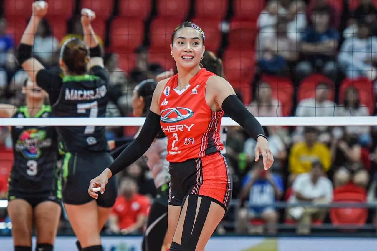 Aby Maraño links better with Chery Tiggo setters