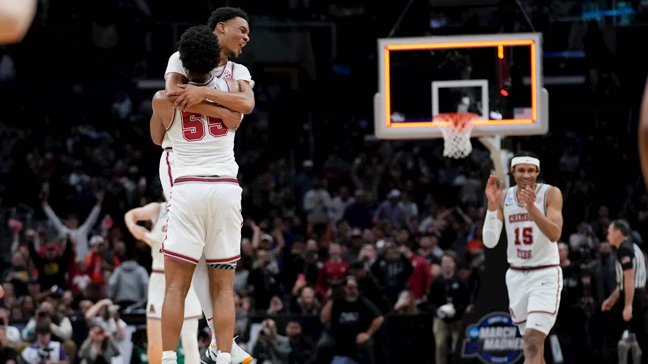 Alabama rides tidal wave of three-pointers to beat Clemson to reach first Final Four ever