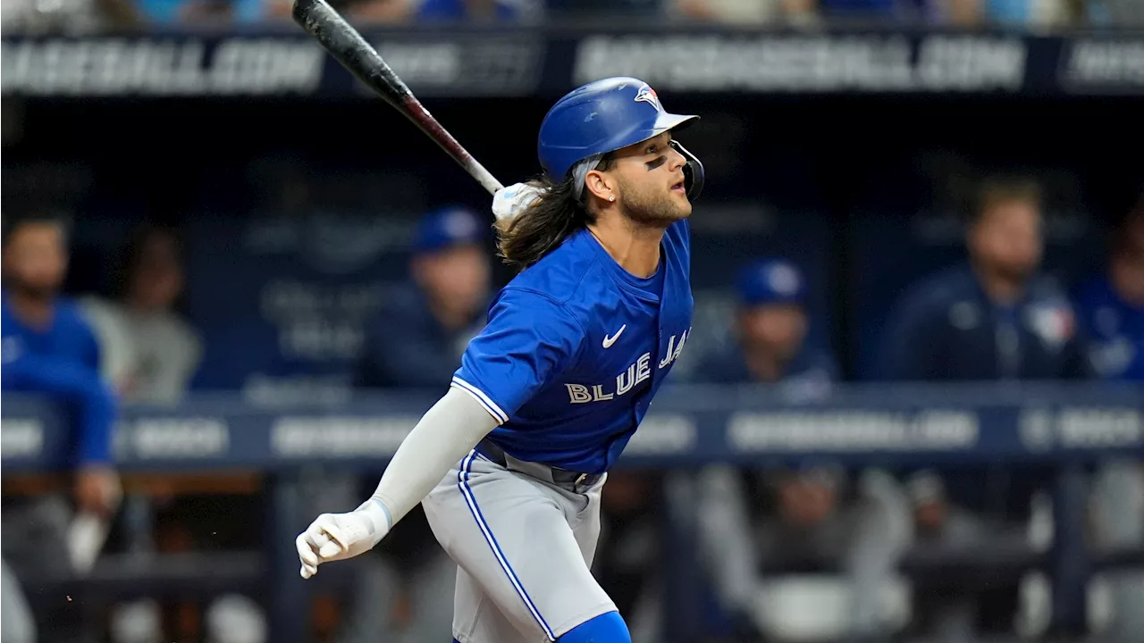 Blue Jays scratch Bichette with neck spasms