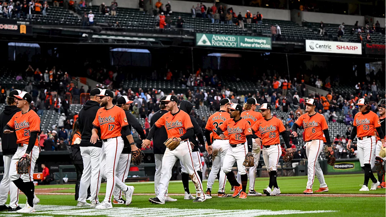 Orioles pound Angels again, beating Los Angeles thanks to a nine-run sixth inning