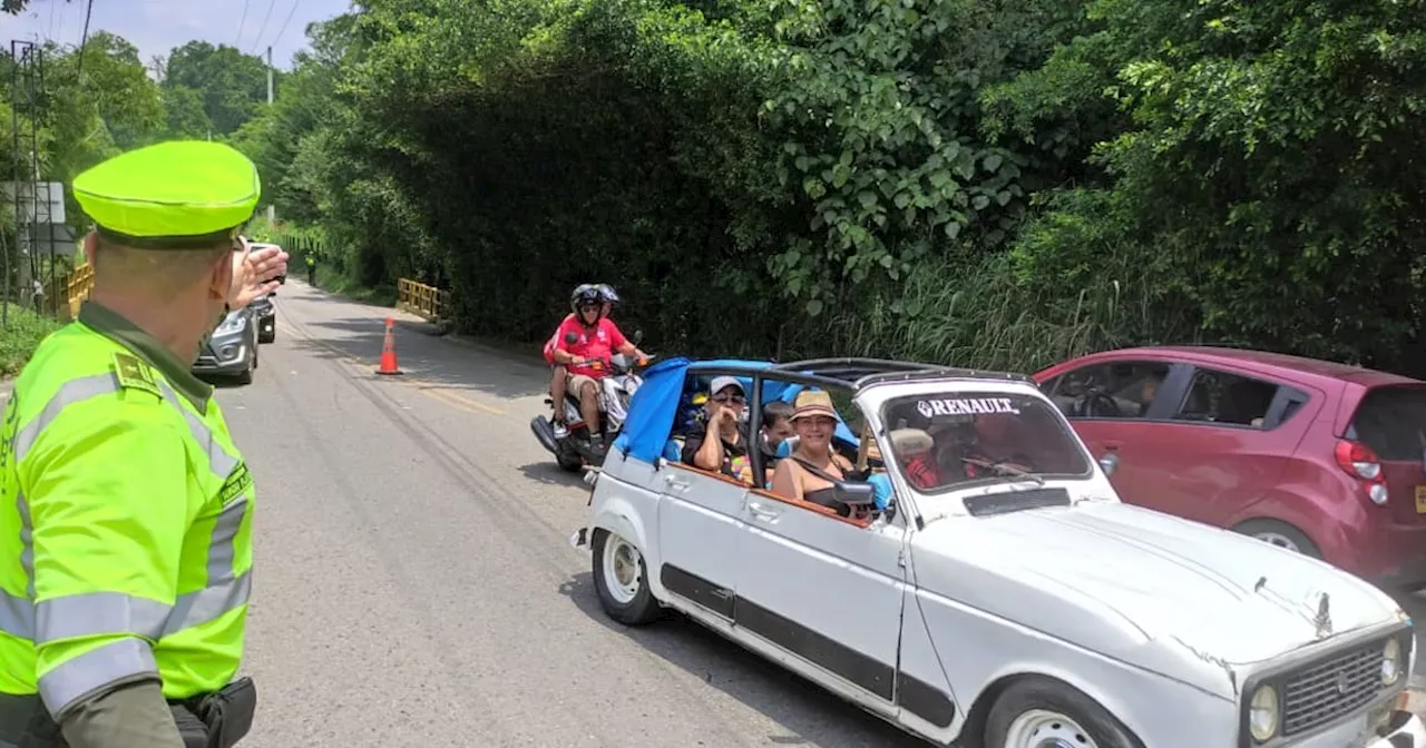 Operación retorno: más de 200 mil vehículos en las vías de Santander por Semana Santa