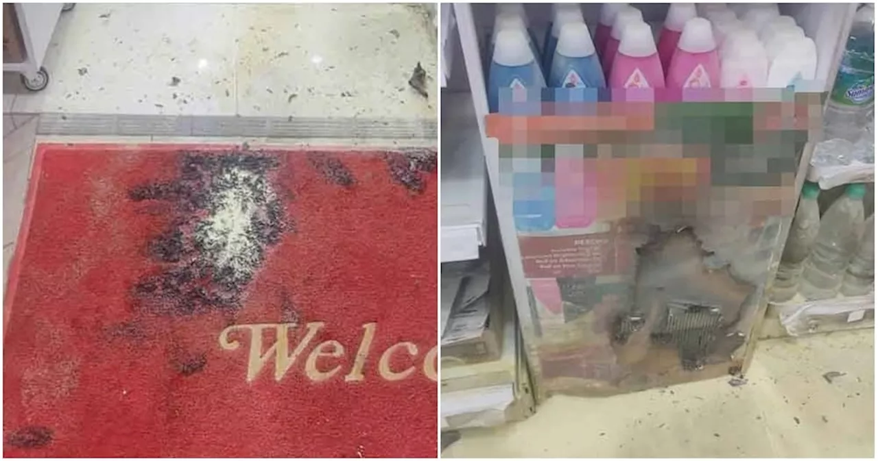 Petrol Bomb Thrown at KK Mart in Kuantan Causes Small Fire, Investigations Ongoing