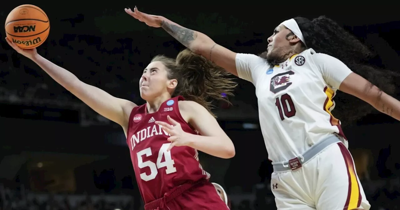 Mackenzie Holmes ends stellar career at Indiana with loss in the Sweet 16 to South Carolina