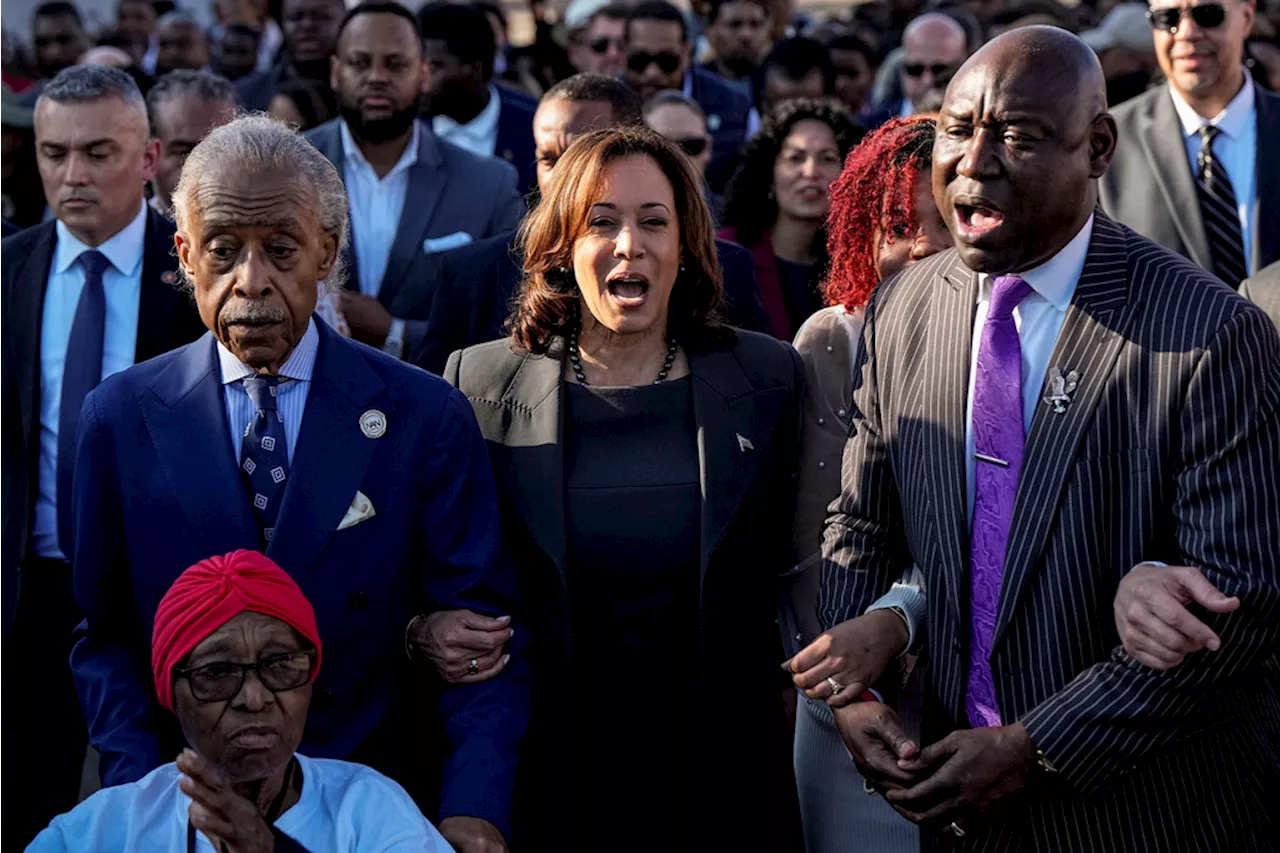 Vice President Kamala Harris leads Bloody Sunday march re-enactment in Selma