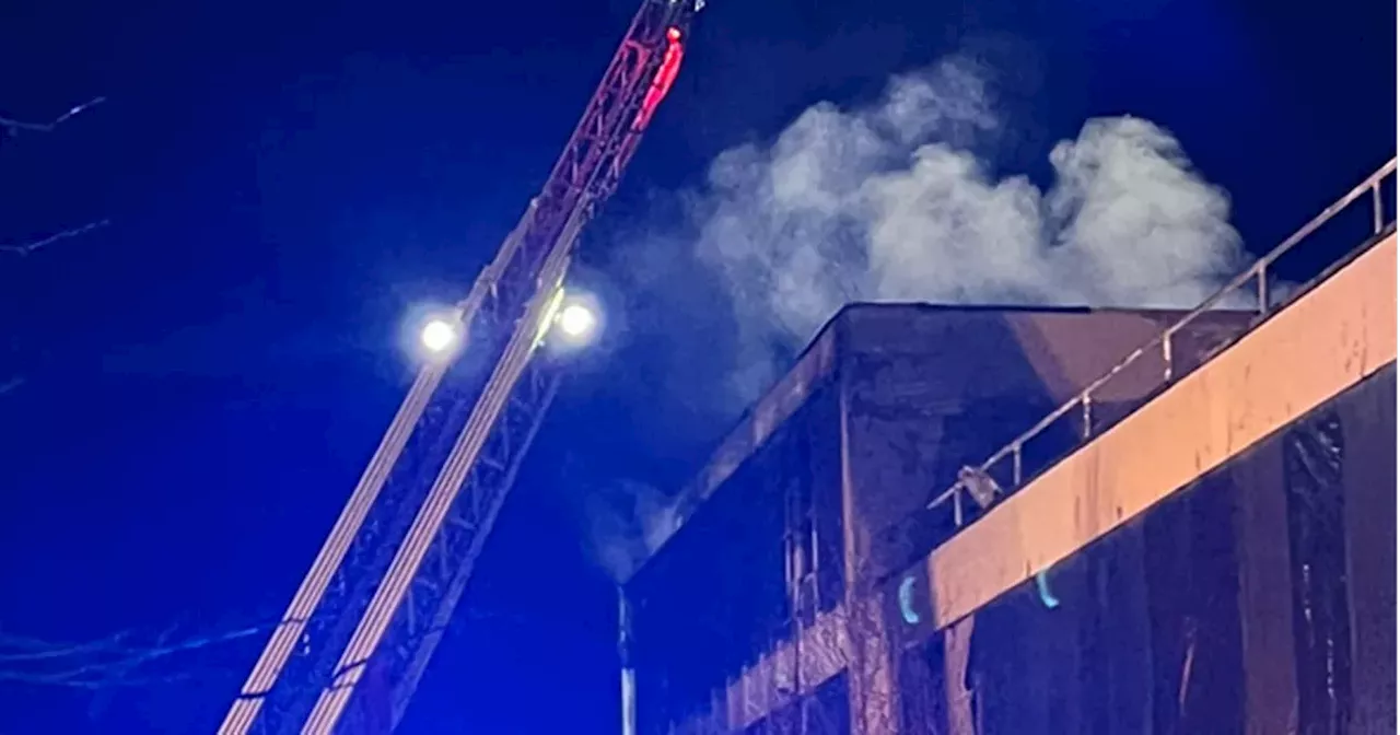 Blaze at Former School in Derry