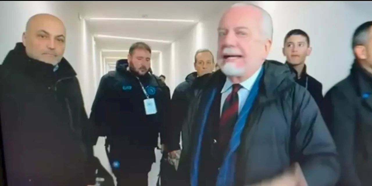 Furia De Laurentiis, l'annuncio clamoroso in sala stampa: 'Mai più interviste del Napoli a Dazn'. Il motivo