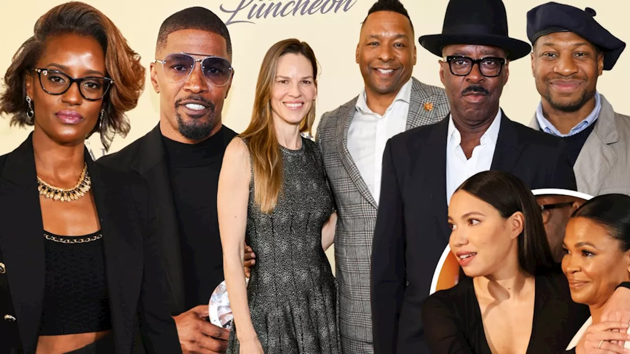 AAFCA Special Achievement Awards: Jamie Foxx, Jurnee Smollett, Courtney B. Vance, Skye P. Marshall & Hillary Swank Attend Luncheon