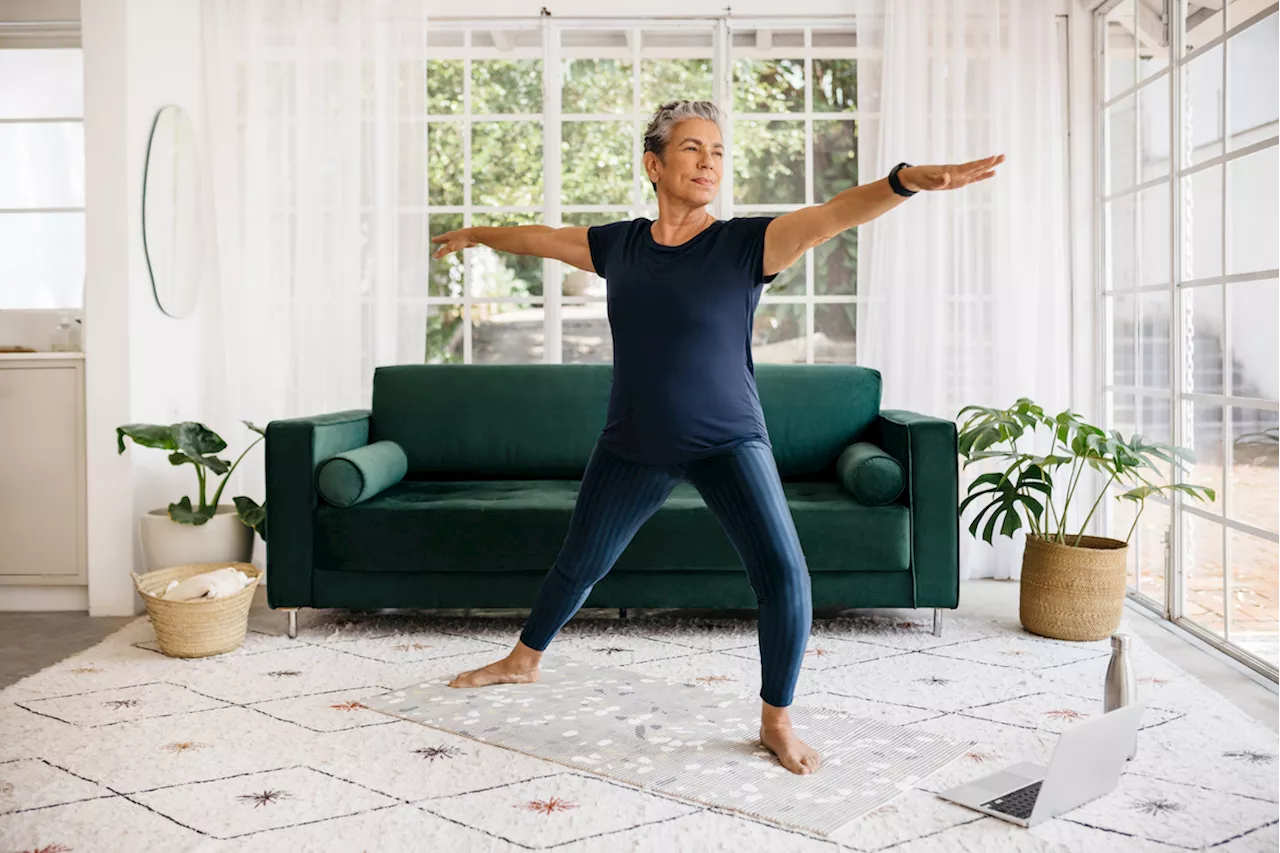 5 Yoga Poses That Can Help Manage Menopause Symptoms (Looking At You, Hot Flashes!)