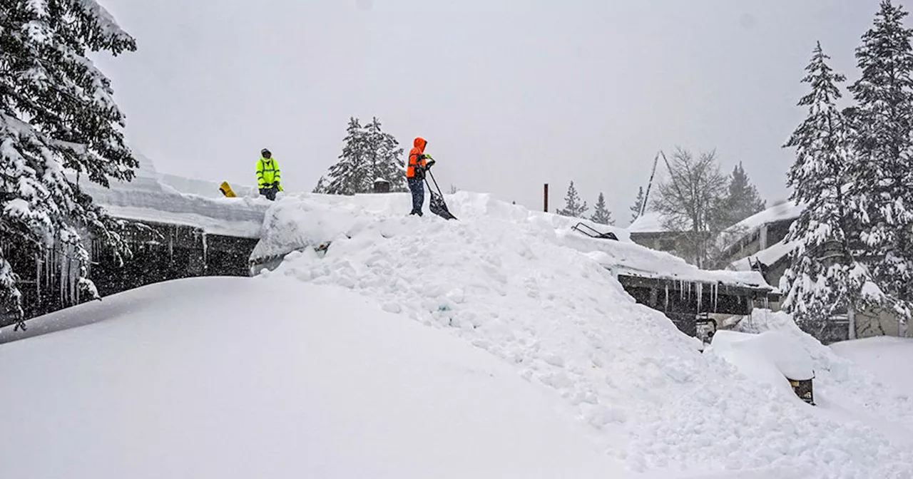 More mountain snow expected even as powerful blizzard moves beyond Sierra Nevada