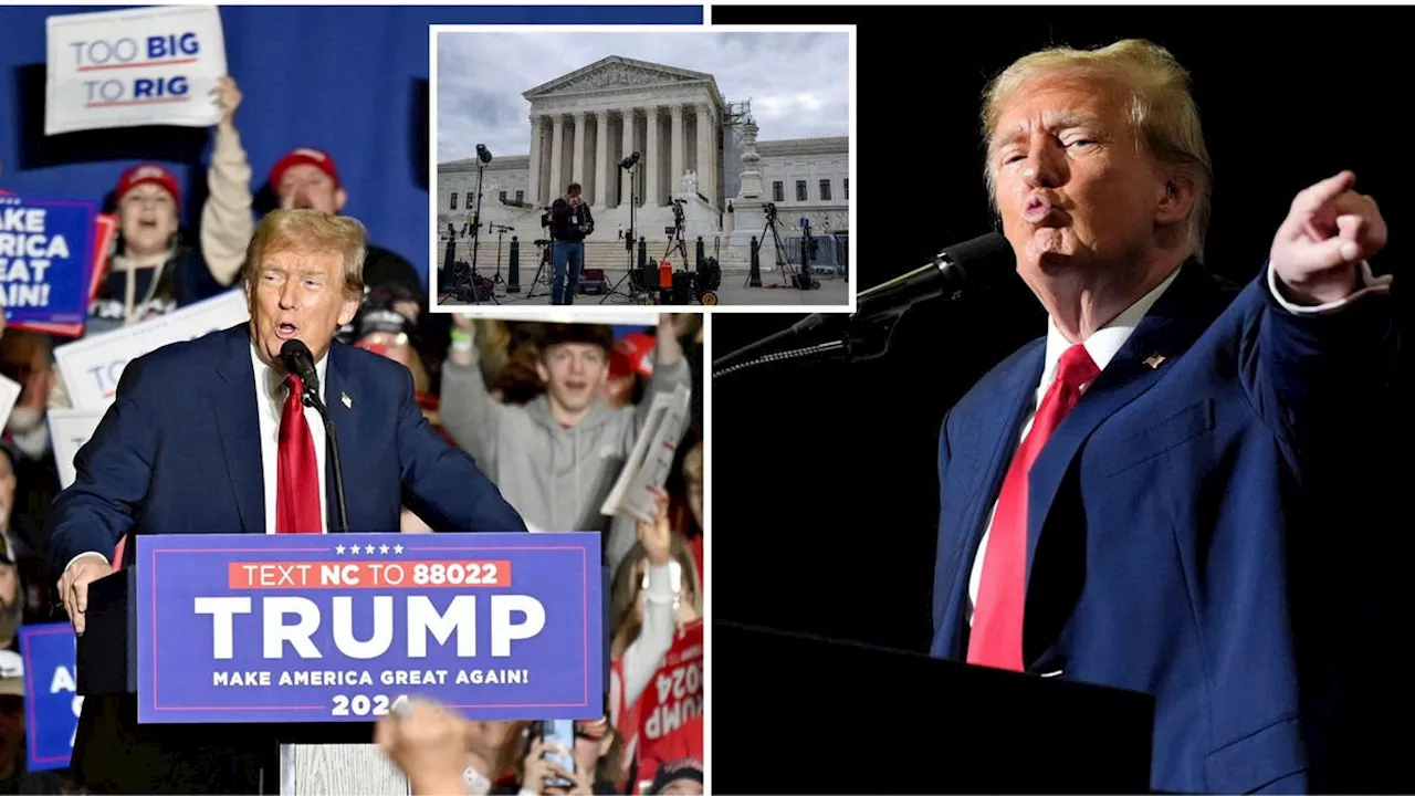 Donald Trump cannot be kicked off presidential ballots, Supreme Court rules, handing Republican huge...