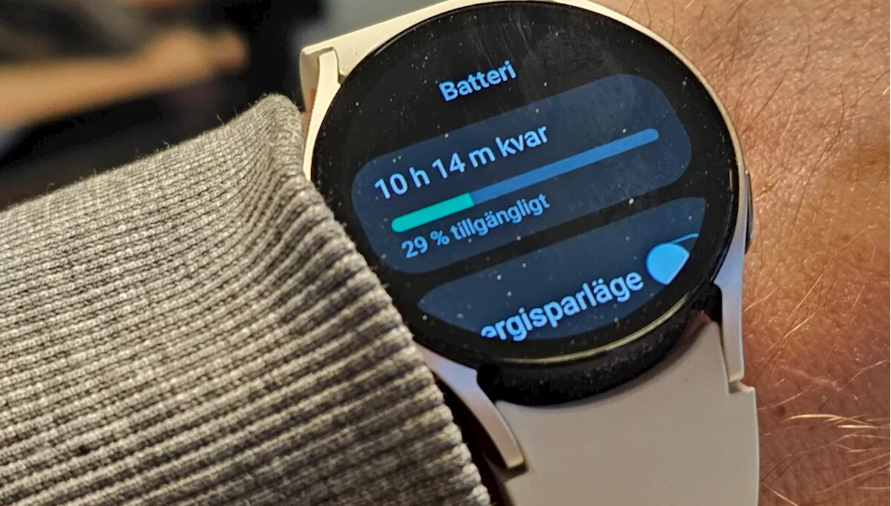 Tips: Så får du bättre batteritid på Samsung Galaxy Watch