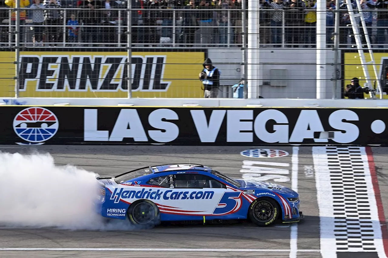 Larson out-duels Reddick to win NASCAR Cup race at Las Vegas