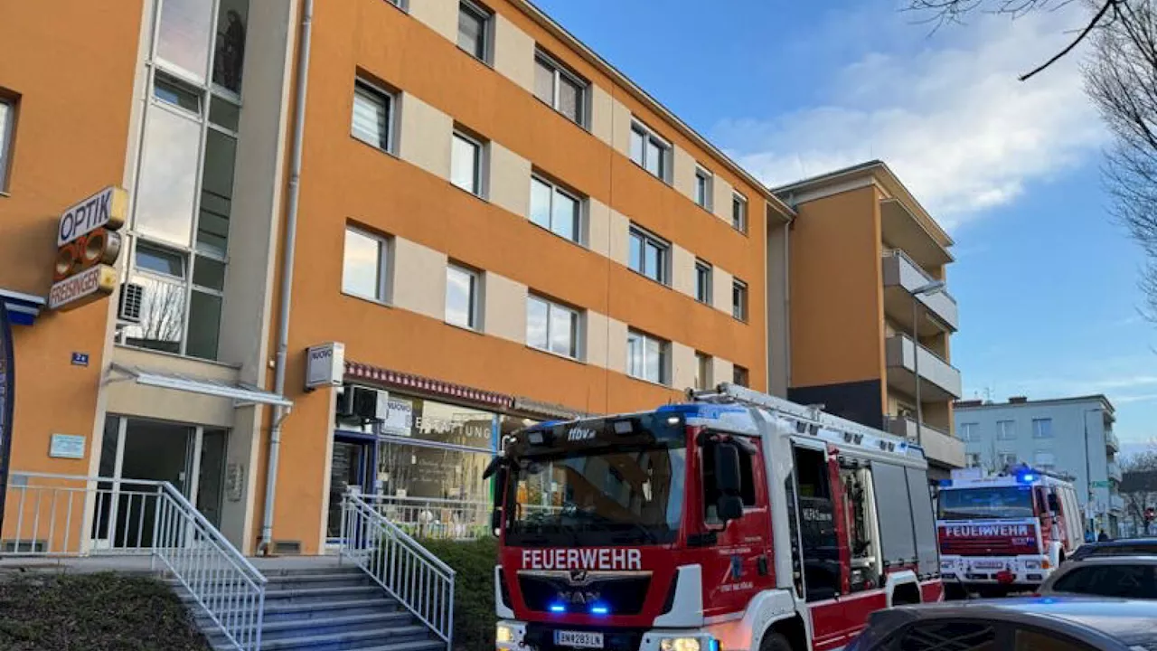 Ein Verletzter nach Küchenbrand in Bad Vöslau