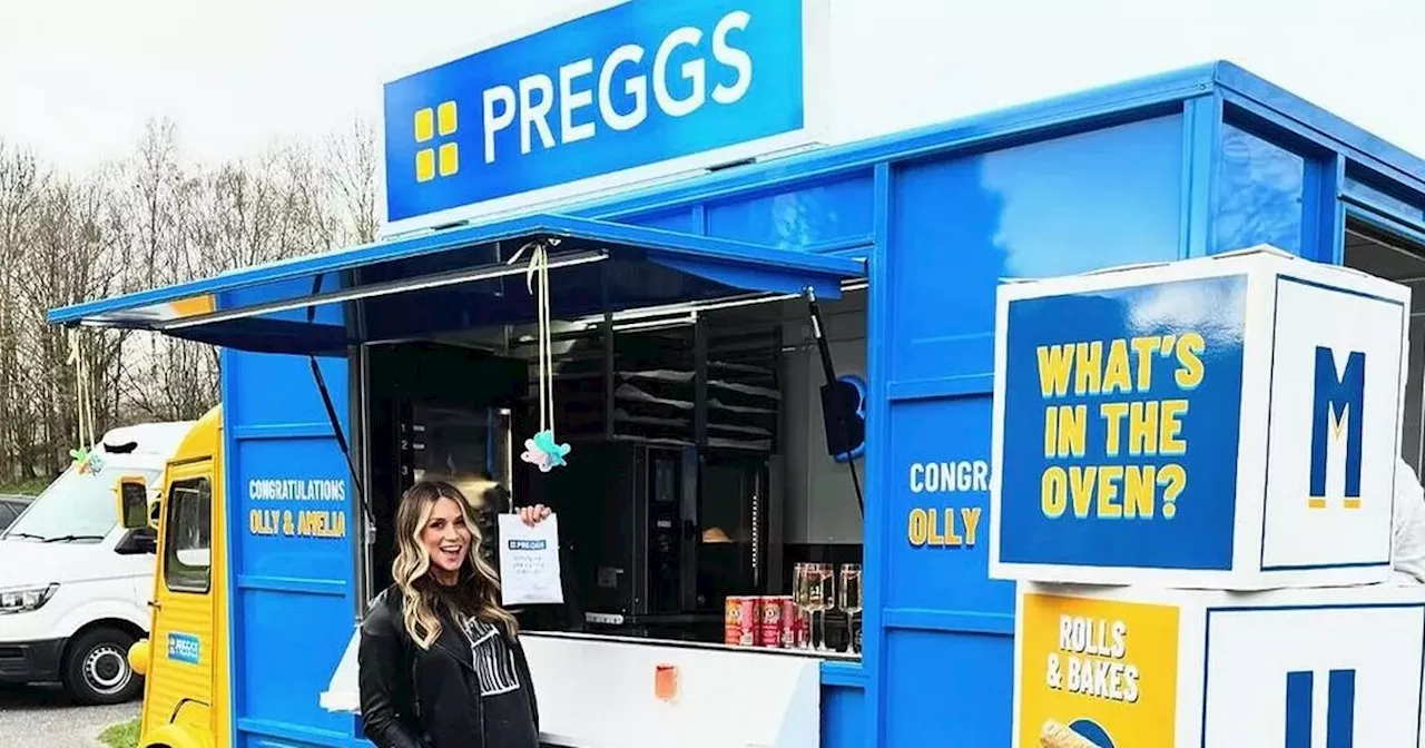 Olly Murs hailed 'iconic' as he and wife Amelia host Greggs-inspired baby shower