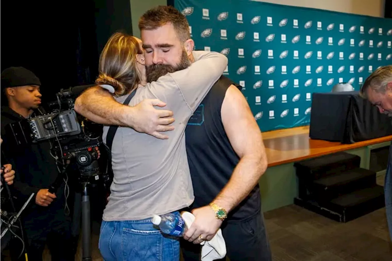 Jason Kelce's emotional retirement announcement: Travis Kelce in tears; praise from Eagles owner Jeffrey Lurie