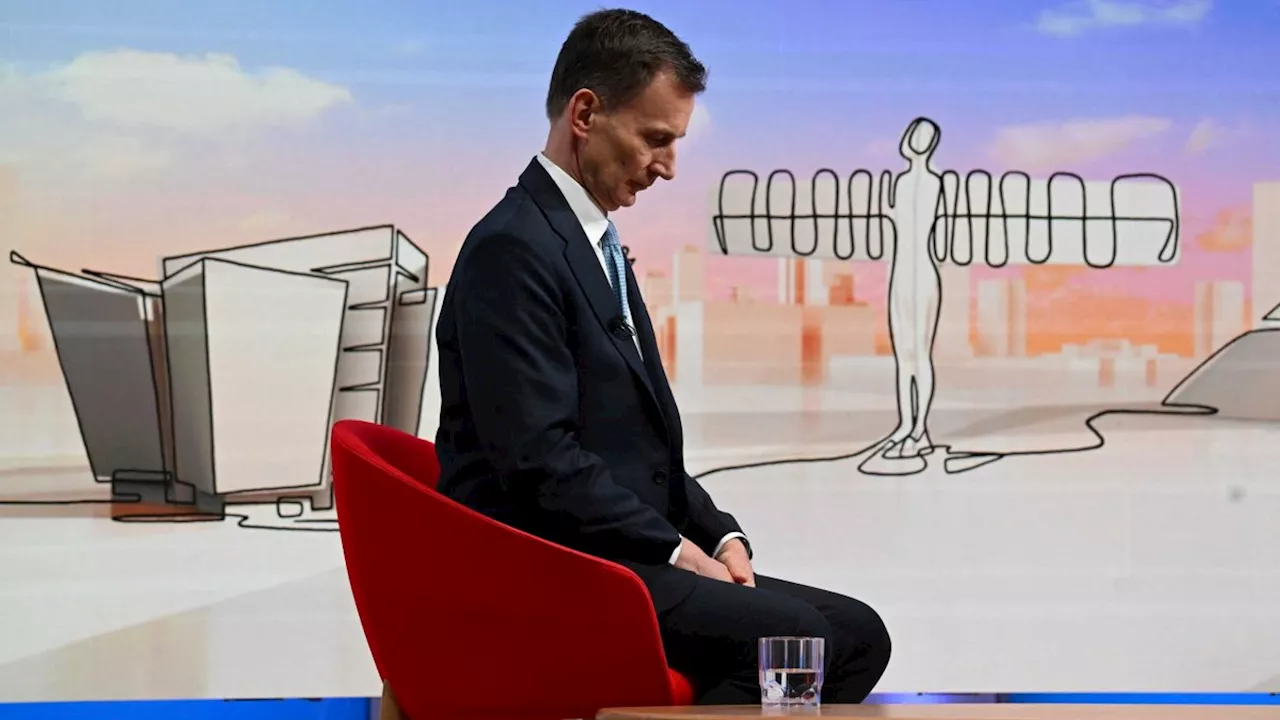 Jeremy Hunt is already getting his excuses in before the Budget