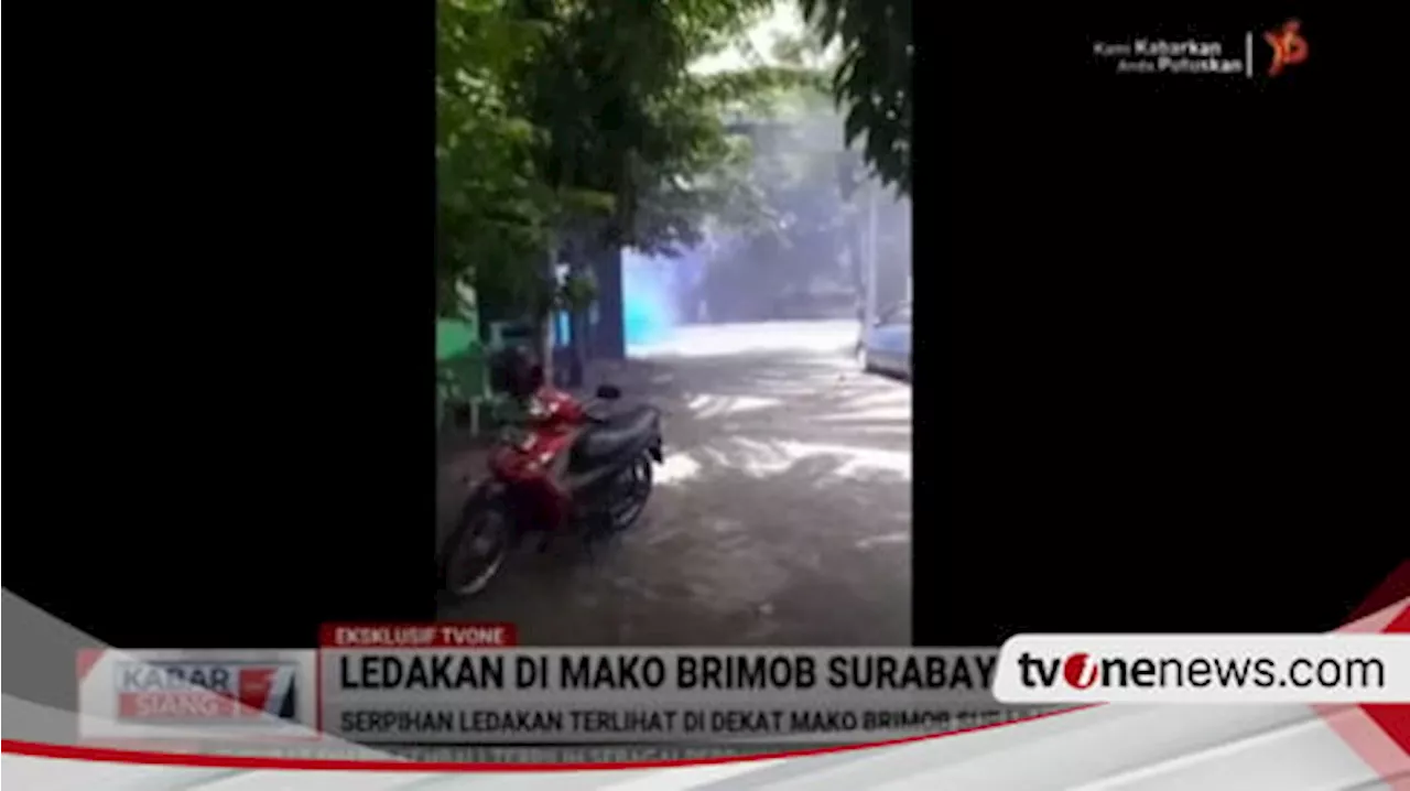 Breaking News: Suara Ledakan Keras Terdengar di Mako Brimob Surabaya