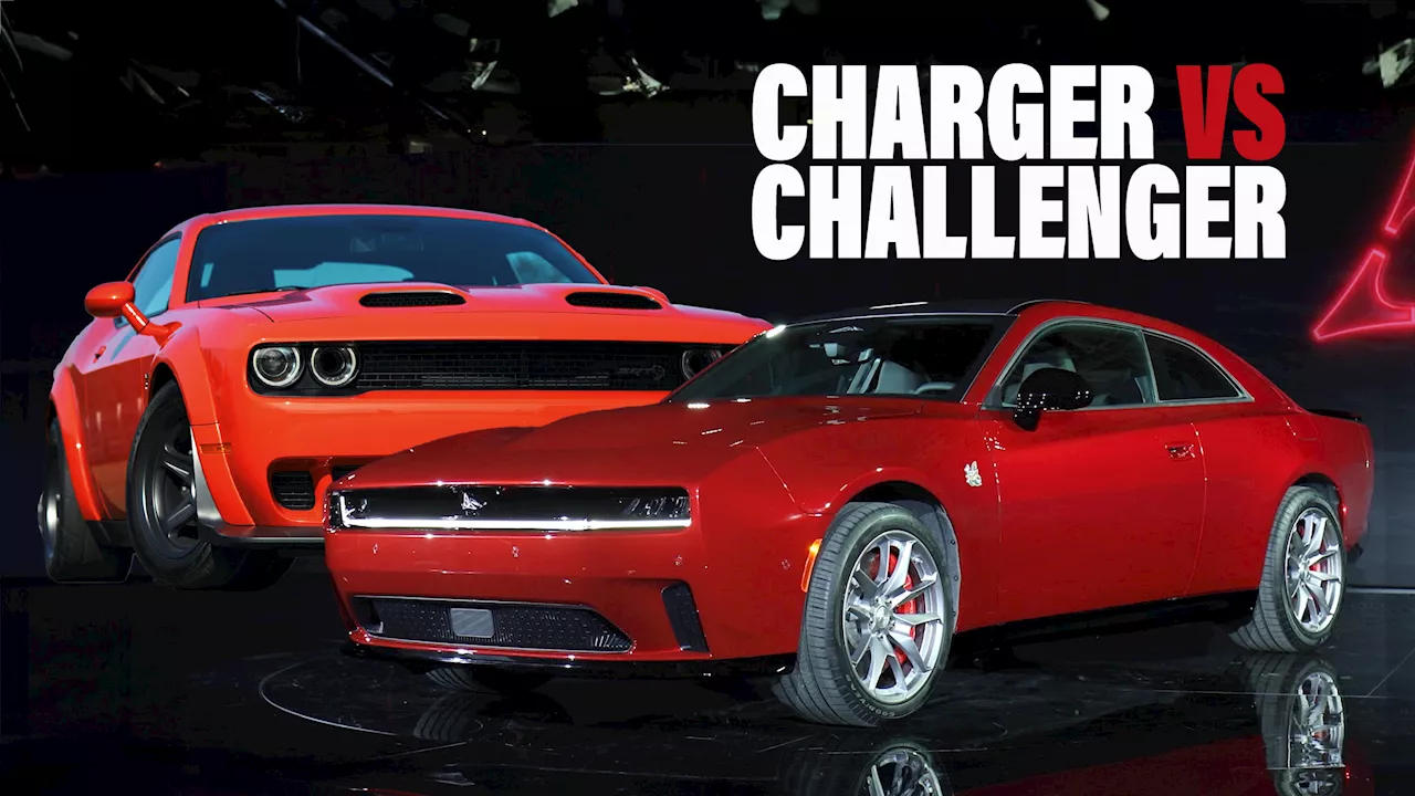 How Does The 2024 Dodge Charger Coupe Compare To The Challenger?