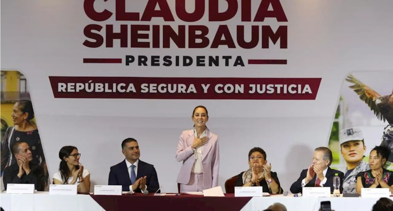 Claudia Sheinbaum presenta las 'Líneas generales de su estrategia de seguridad y justicia'