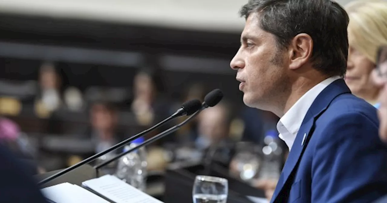 Axel Kicillof rechaza participar del Pacto de Mayo convocado por Javier Milei