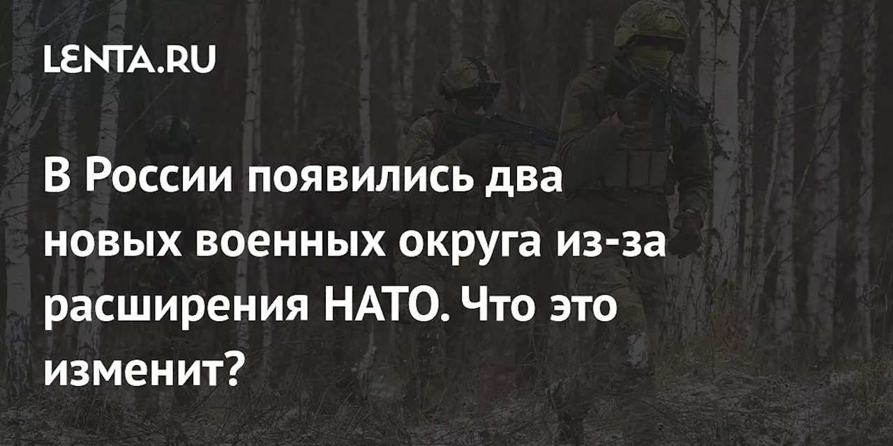 В России появились два новых военных округа из-за расширения НАТО. Что это изменит?